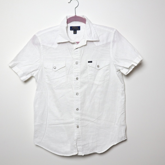 Ralph Lauren | Polo Snap Button Short Sleeve L - Picture 1 of 6